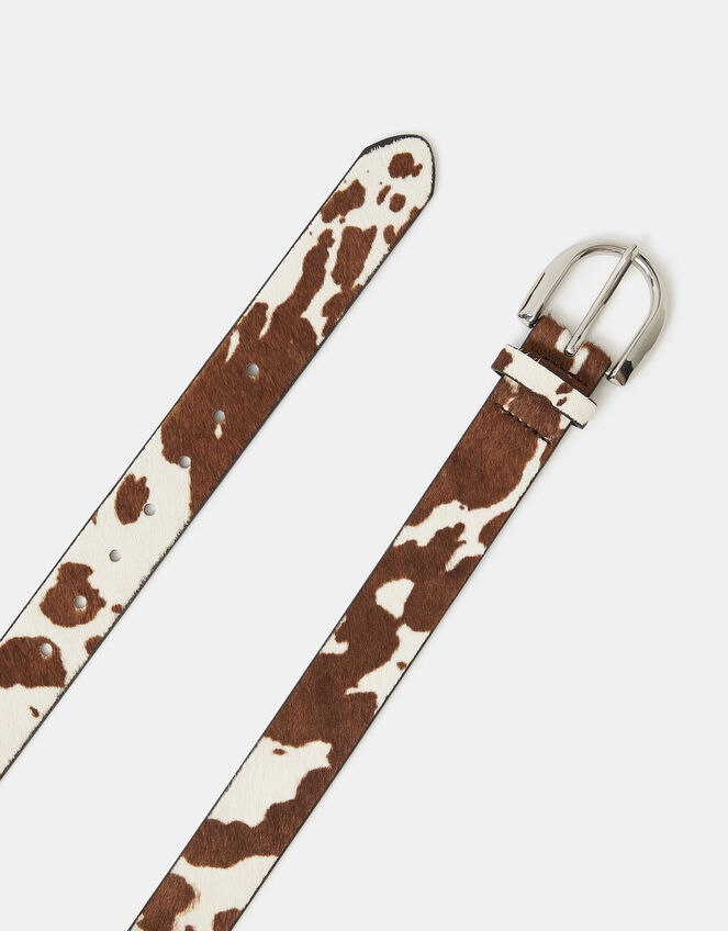 Cow Leather Belt, Multi (DARKS MULTI), large