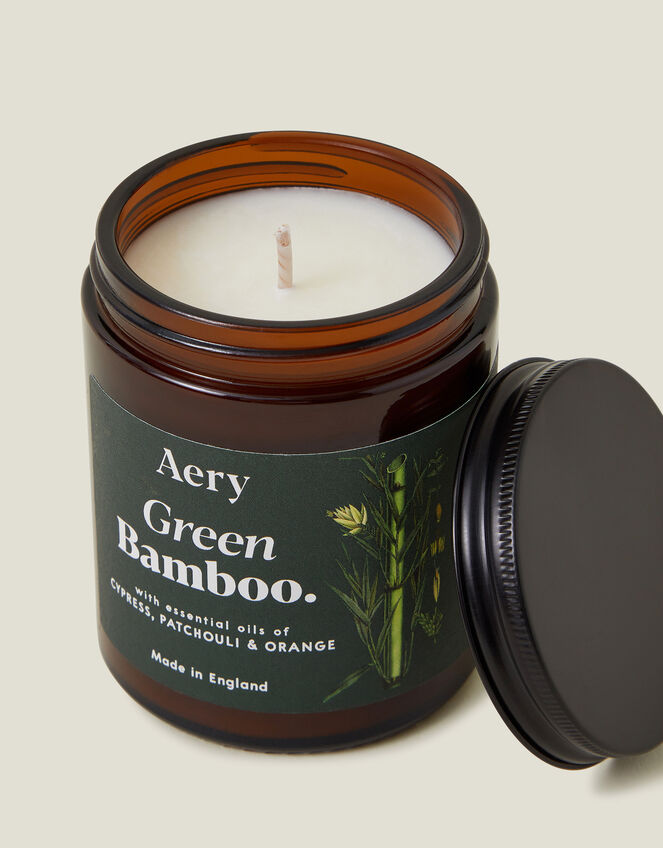 Aery Green Bamboo Jar Candle, , large