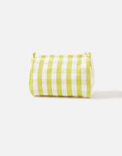 Lemon Charm Gingham Washbag, , large