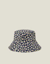 Reversible Daisy Print Bucket Hat, , large