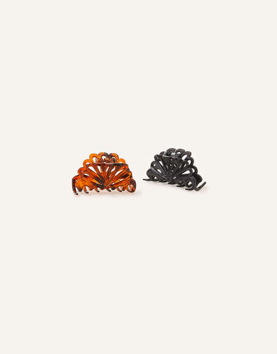 Cut-Out Detail Claw Clips Set of Two, , large