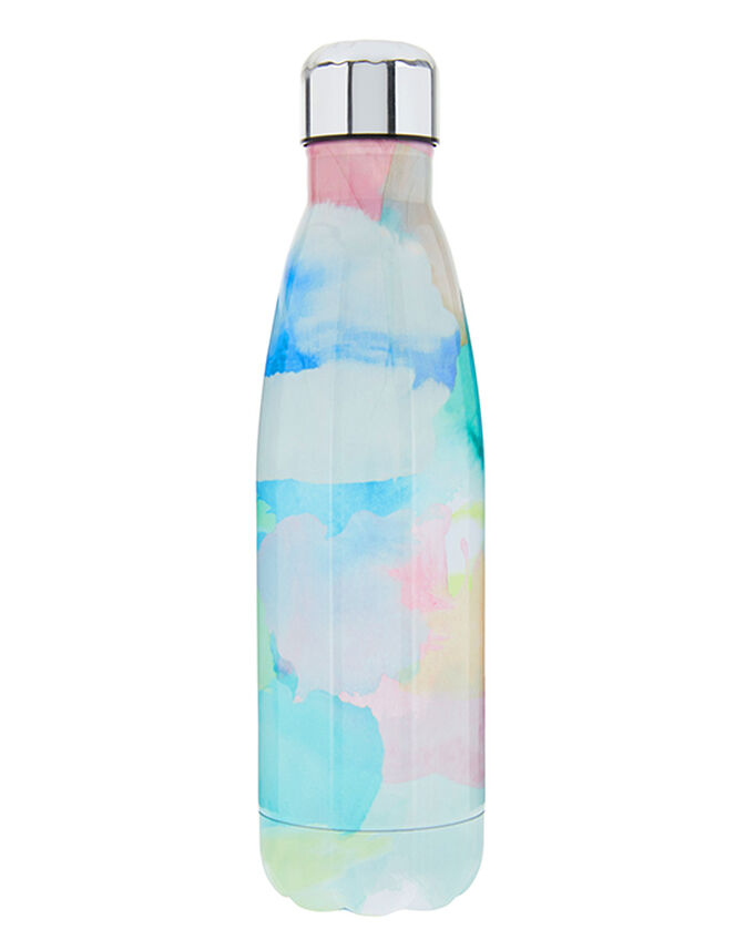 Watercolour Double-Walled Metal Water Bottle, , large