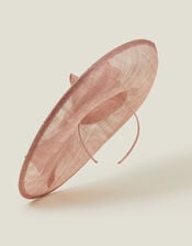 Statement Bow Disc Fascinator, , large