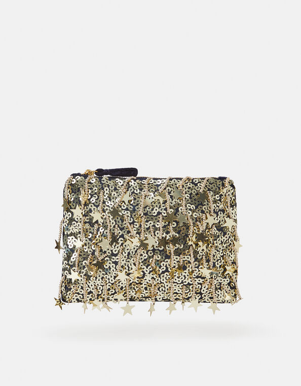 Star Sequin Pouch, , large