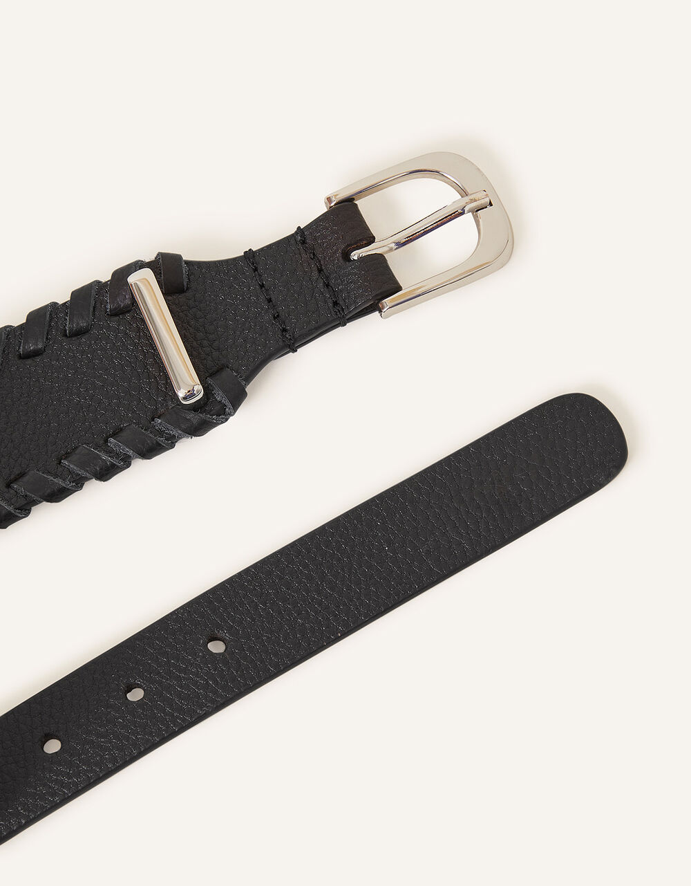 Black waist belt main image 0