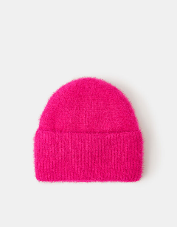 Fuzzy Beanie Hat, , large