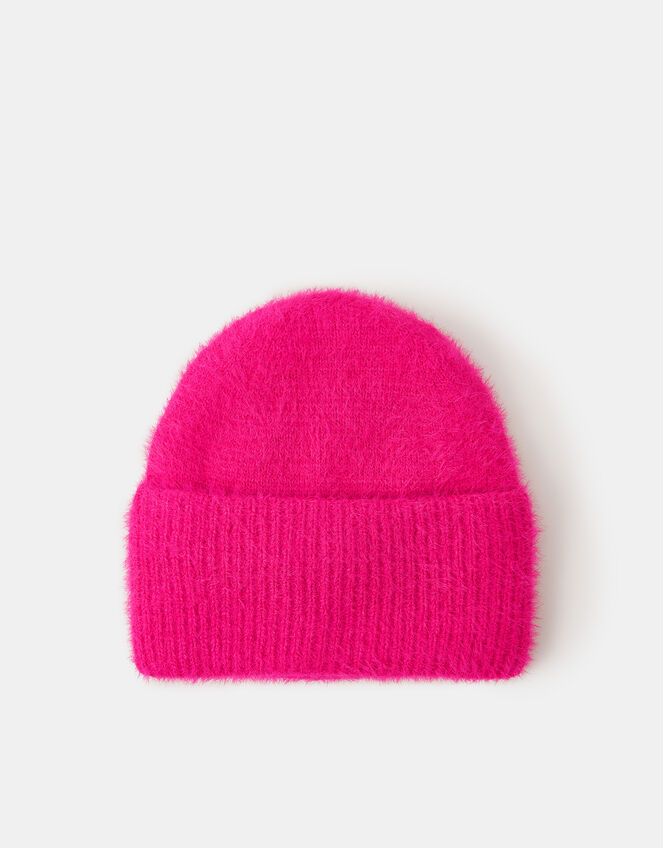 Fuzzy Beanie Hat, , large