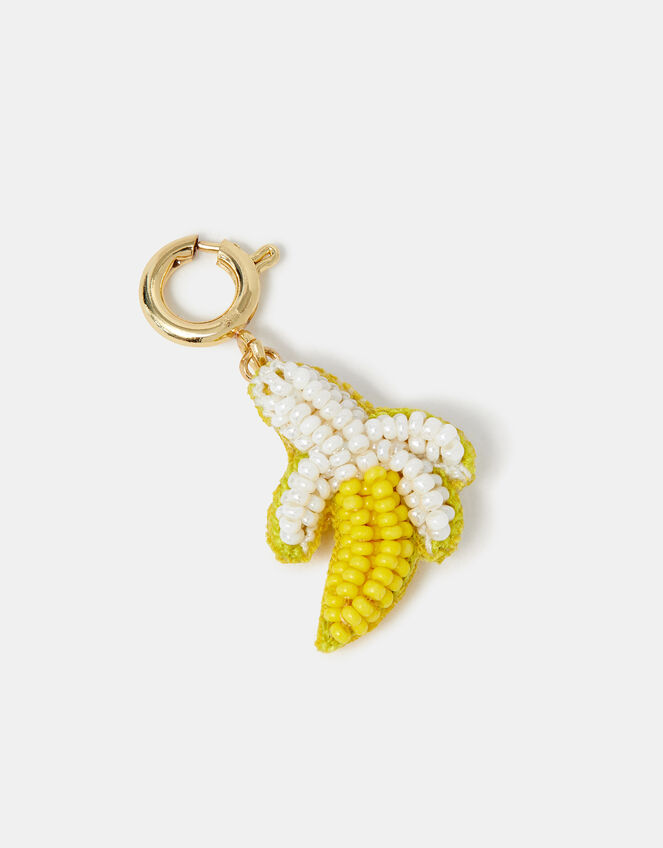 Beaded Banana Jewellery Charm, , large