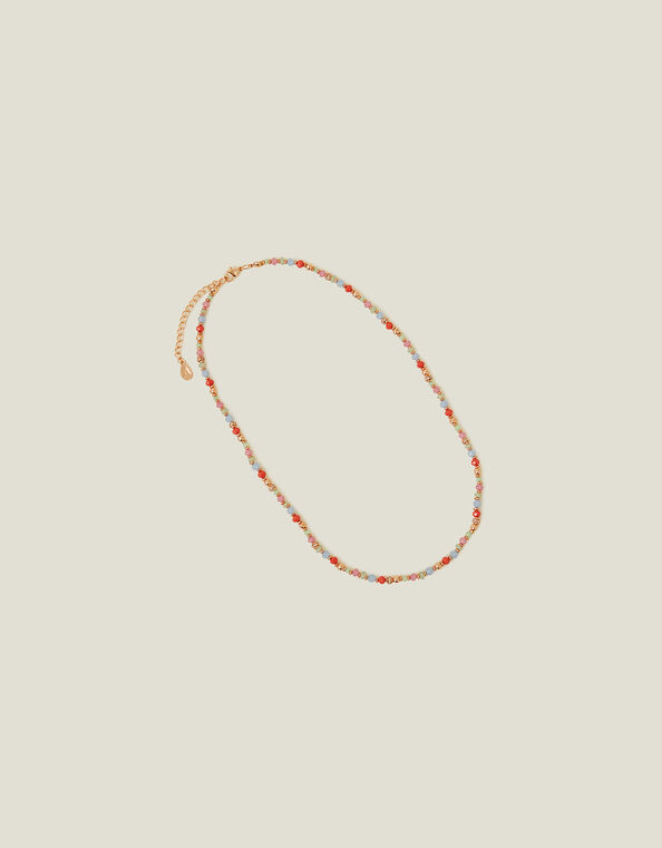 Rounded Beaded Necklace, , large