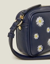 Daisy Faux Leather Cross-Body Bag, , large