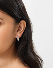 3-Pack Pavé Hoop & Stud Earrings, , large