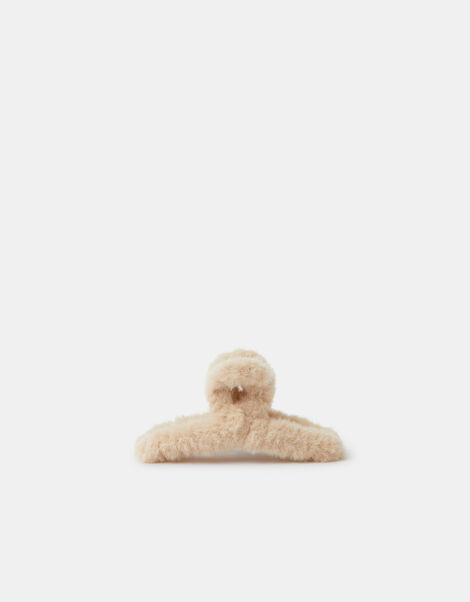 Faux Fur Claw Clip, , large