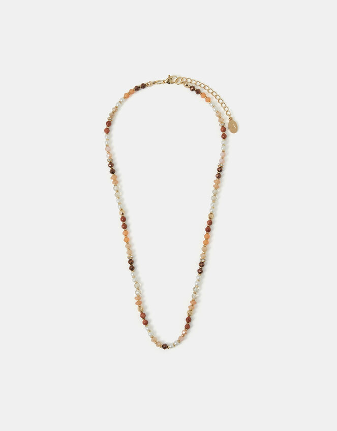 Sandstone Bead Necklace, , large