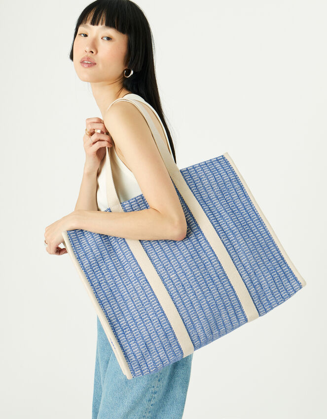 Kai Webbing Woven Tote, , large