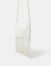 Mirror Fringe Crossbody Bag, , large