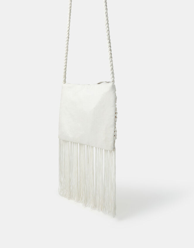 Mirror Fringe Crossbody Bag, , large
