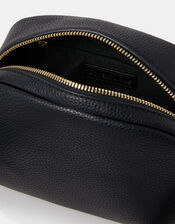 Webbing Strap Small Crossbody Bag, Black (BLACK), large