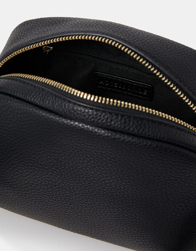 Webbing Strap Small Crossbody Bag, Black (BLACK), large