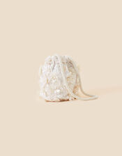 Bridal Flower Embellished Bag, , large