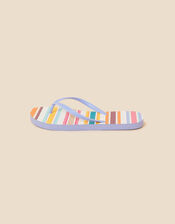 Stripe Flip Flops, Multi (BRIGHTS-MULTI), large