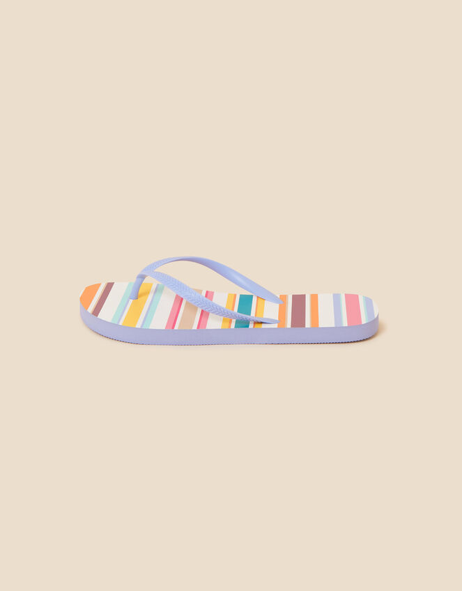 Stripe Flip Flops, Multi (BRIGHTS-MULTI), large