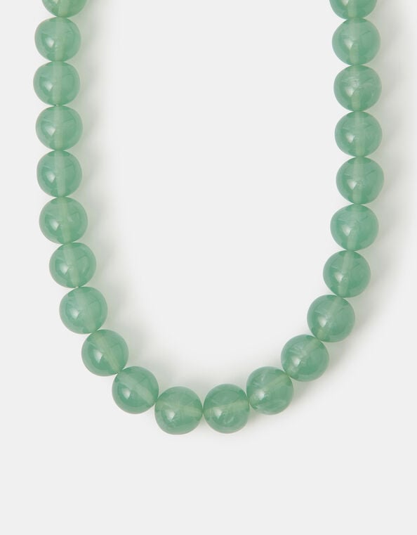 Resin Orb Bead Necklace, , large