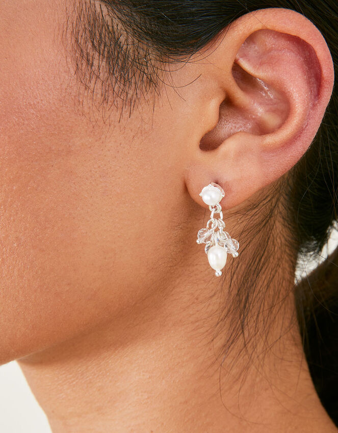 Freshwater Pearls Beaded Short Drop Earrings, , large