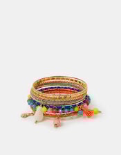 9-Pack Mix Embellished Bangles, , large