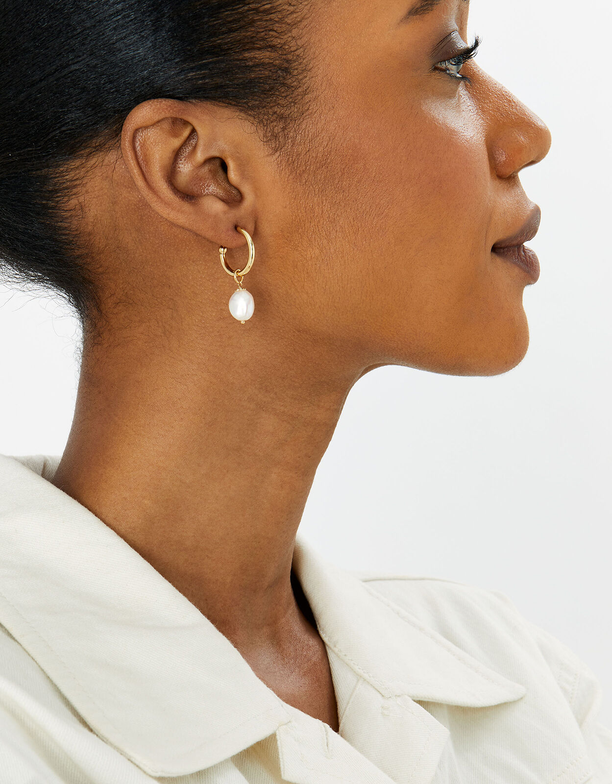 Accessorize gold hoops clearance