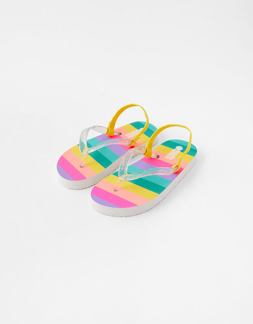 rainbow flip flops waterproof