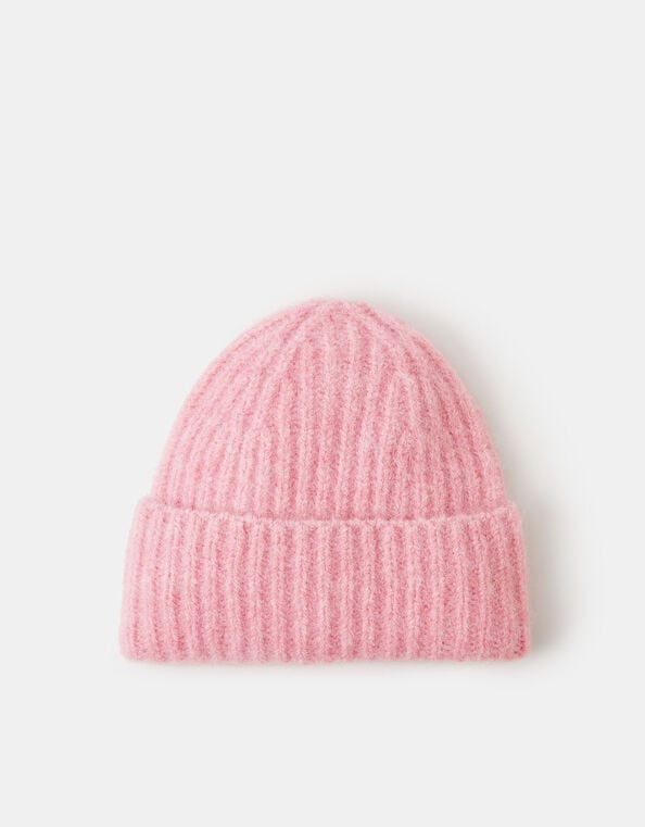 Chunky Knit Beanie Hat, , large
