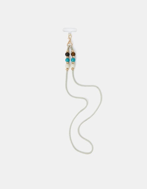 Metallic Bead Phone Strap, , large