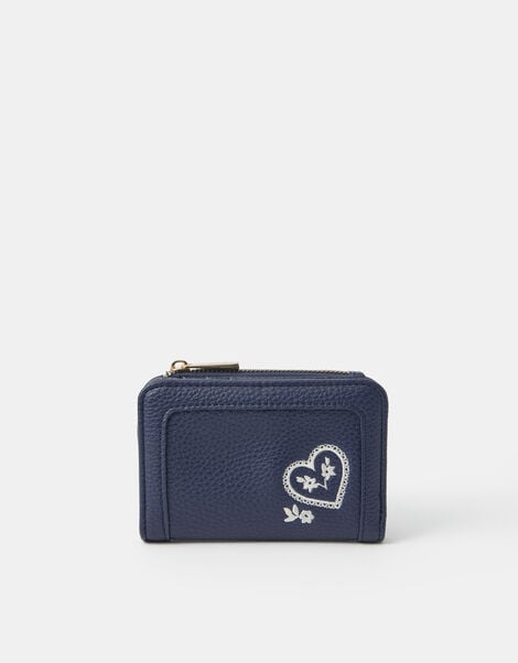 Paisley Heart Embroidered Purse, , large