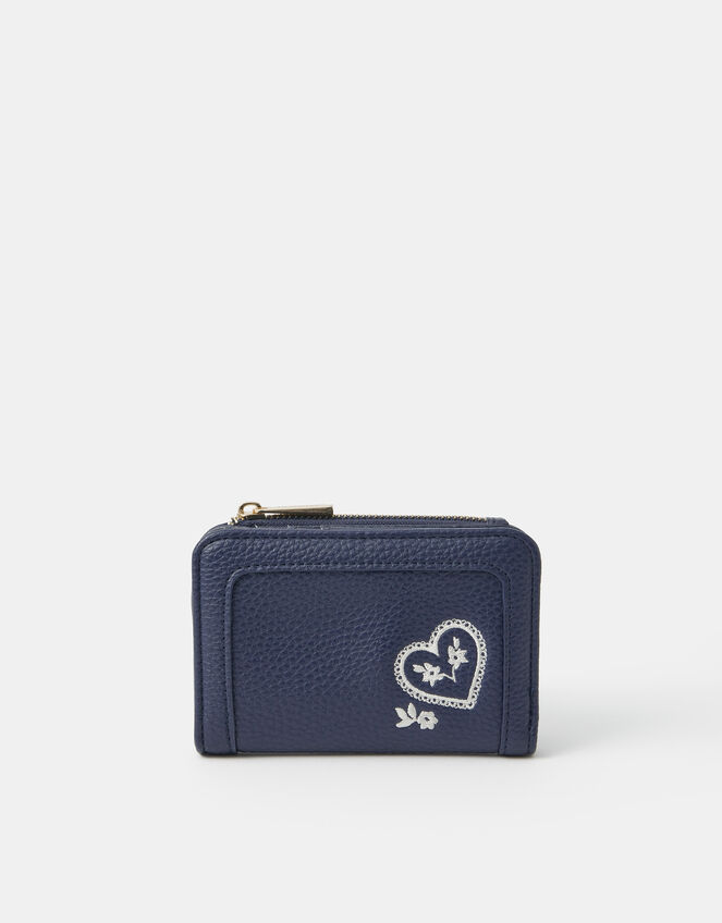 Paisley Heart Embroidered Purse, , large