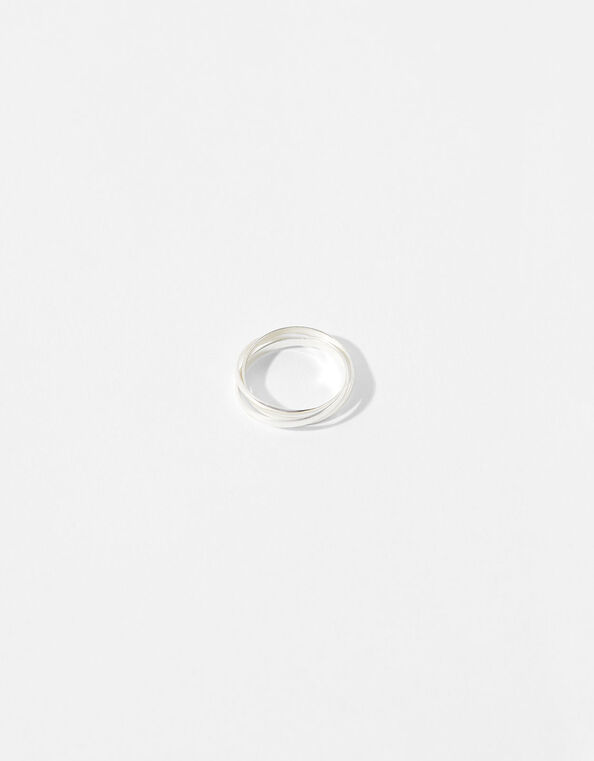 Sterling Silver Russian Wedding Band Ring, Silver (ST SILVER), large