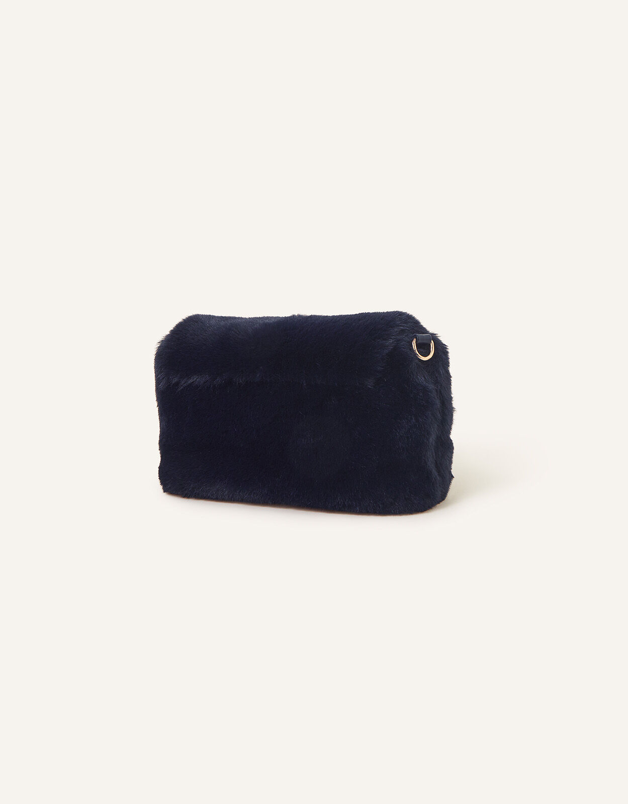Navy fur bag discount