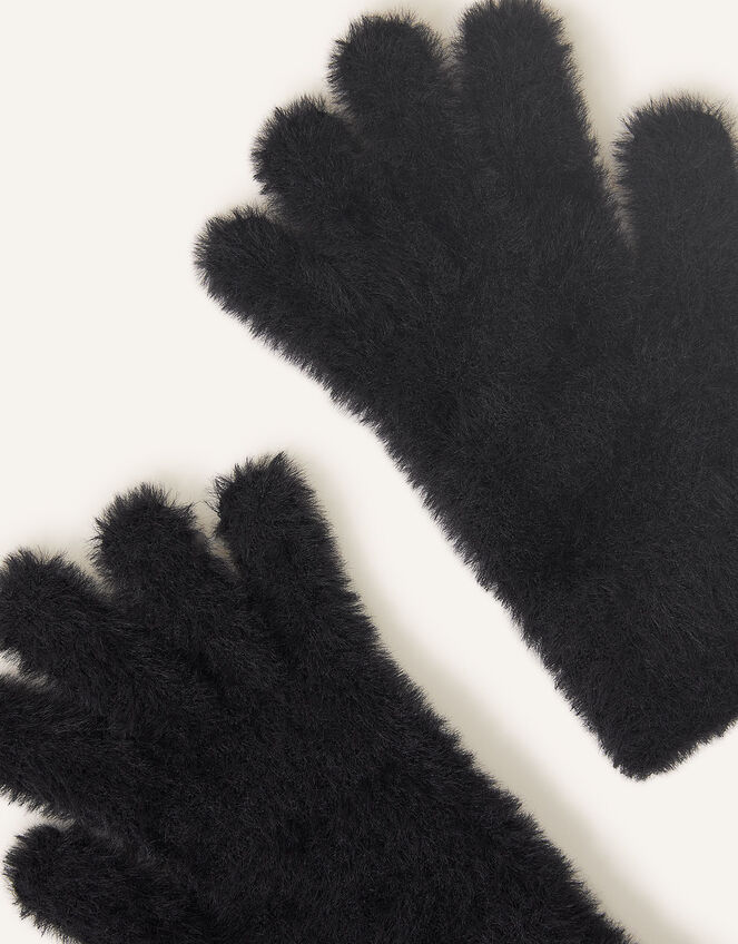 Stretch Fluffy Glove Twinset, , large
