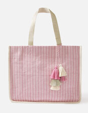 Esme Woven Tote Bag, , large