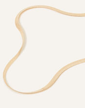 Snake Chain Necklace, Gold (GOLD), large