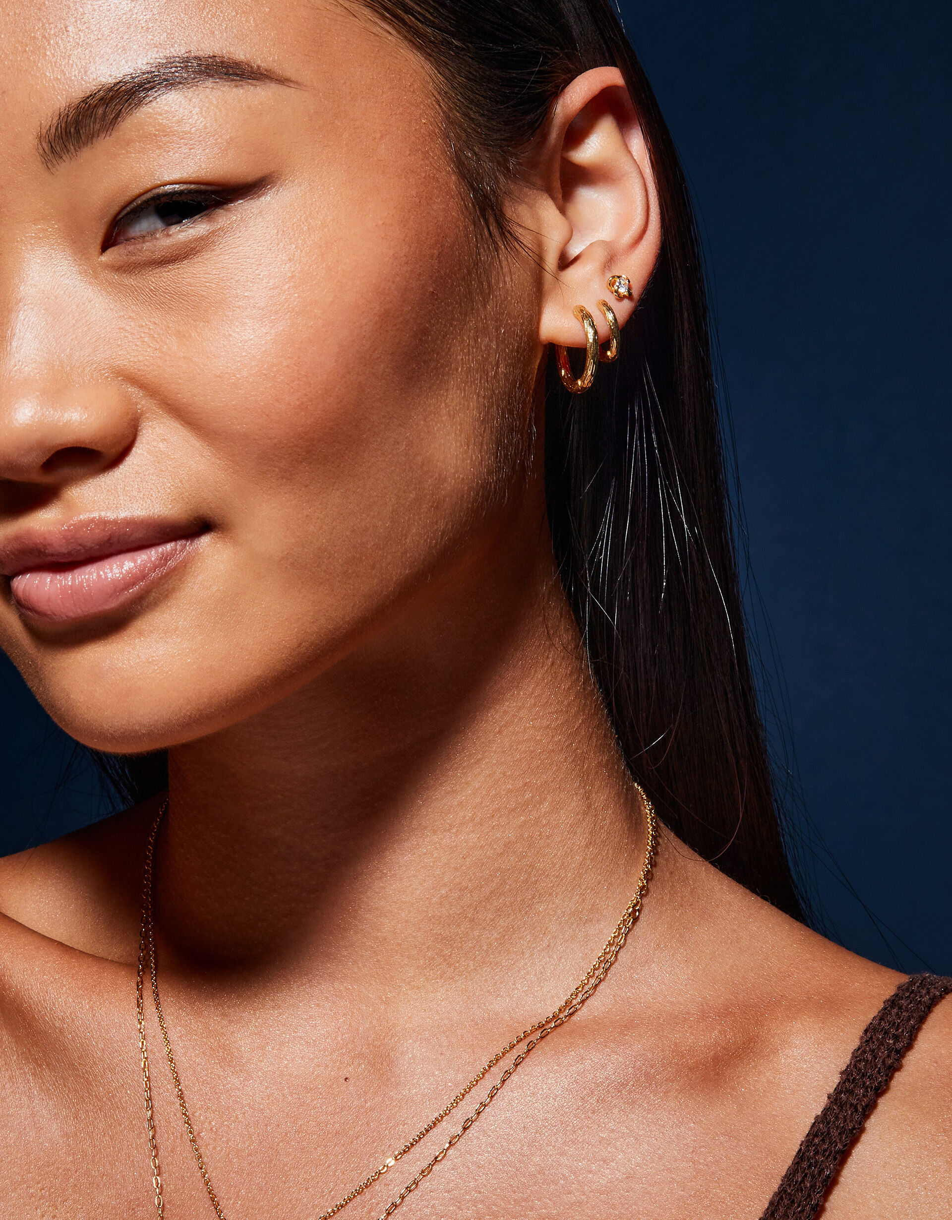 Rose gold earrings accessorize discount