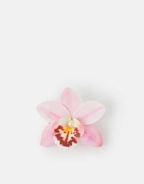 Orchid Flower Hair Clip, , large