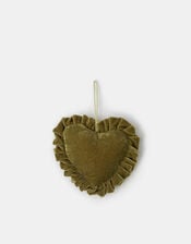 Embroidered Velvet Heart 2026 Christmas Tree Decoration, , large