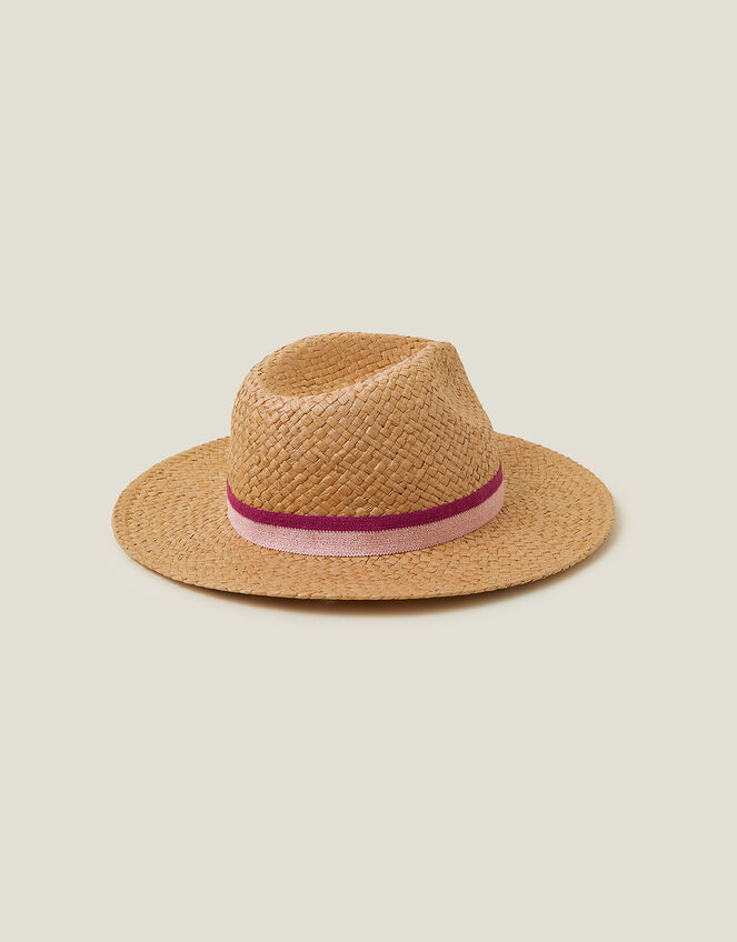 Contrast Band Fedora, , large