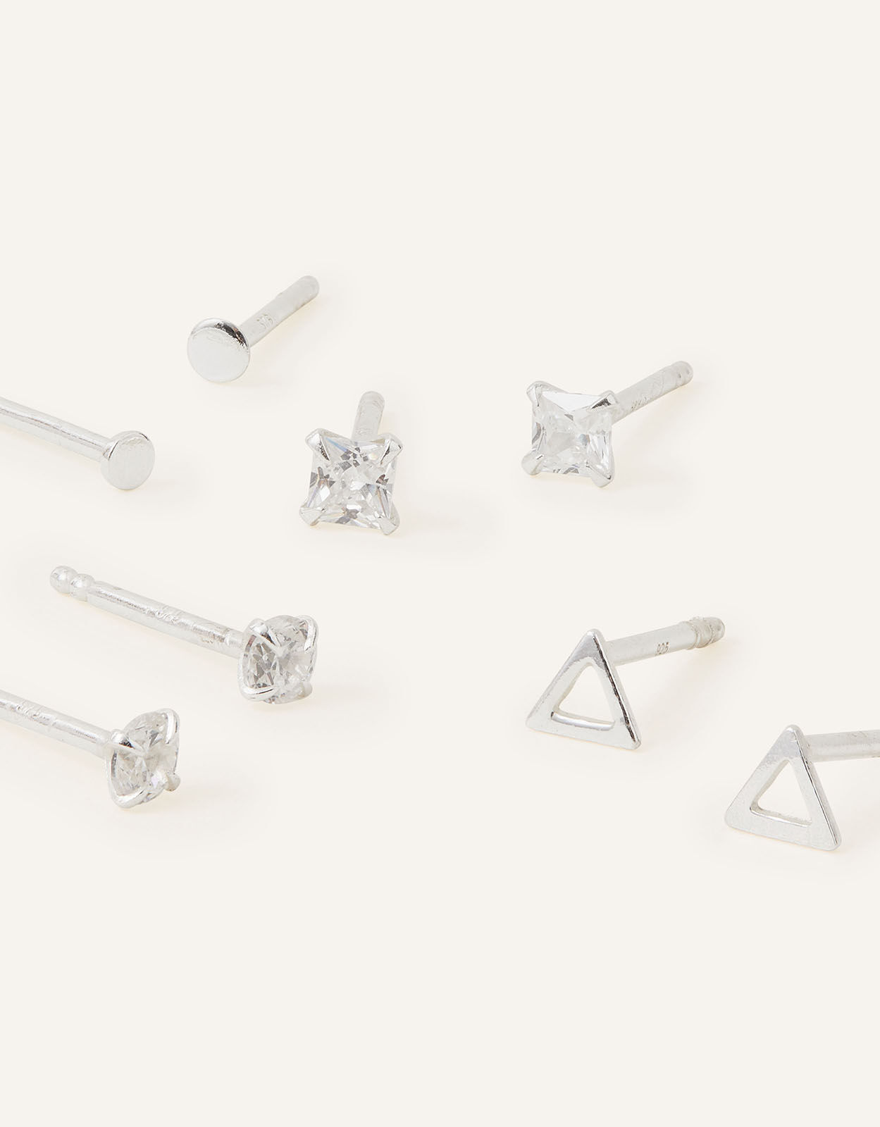 Large silver deals studs