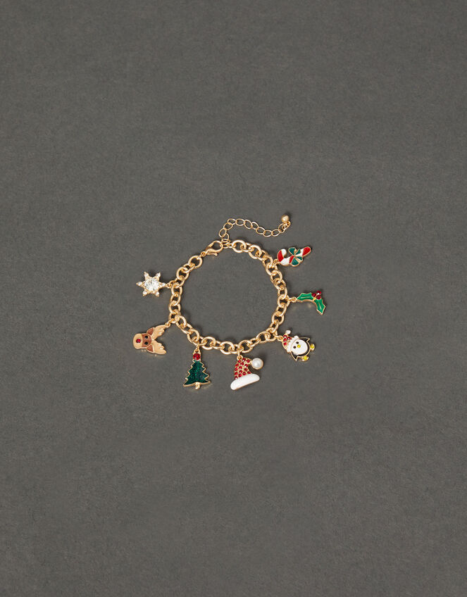 Christmas Novelty Charm Bracelet, , large