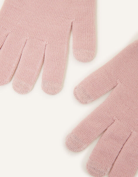 Super Stretch Touch Gloves Pink, Pink (PALE PINK), large