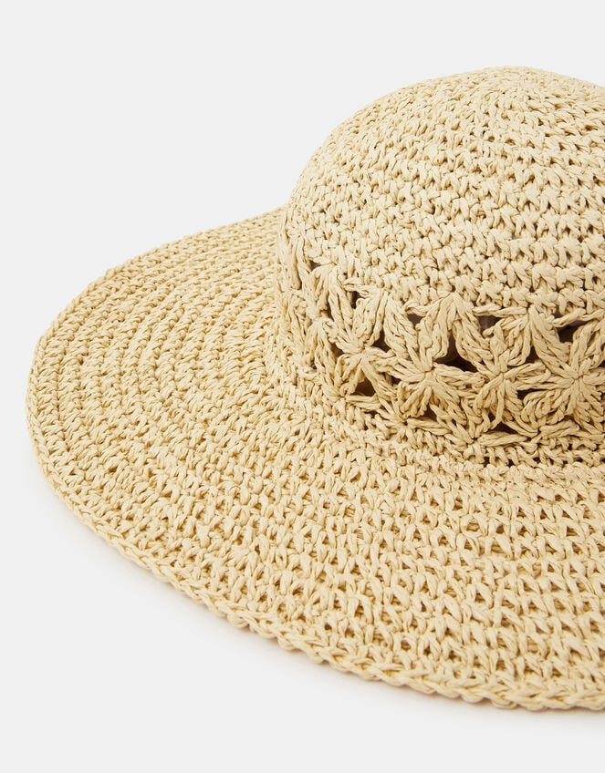 Loose Weave Floppy Hat, , large