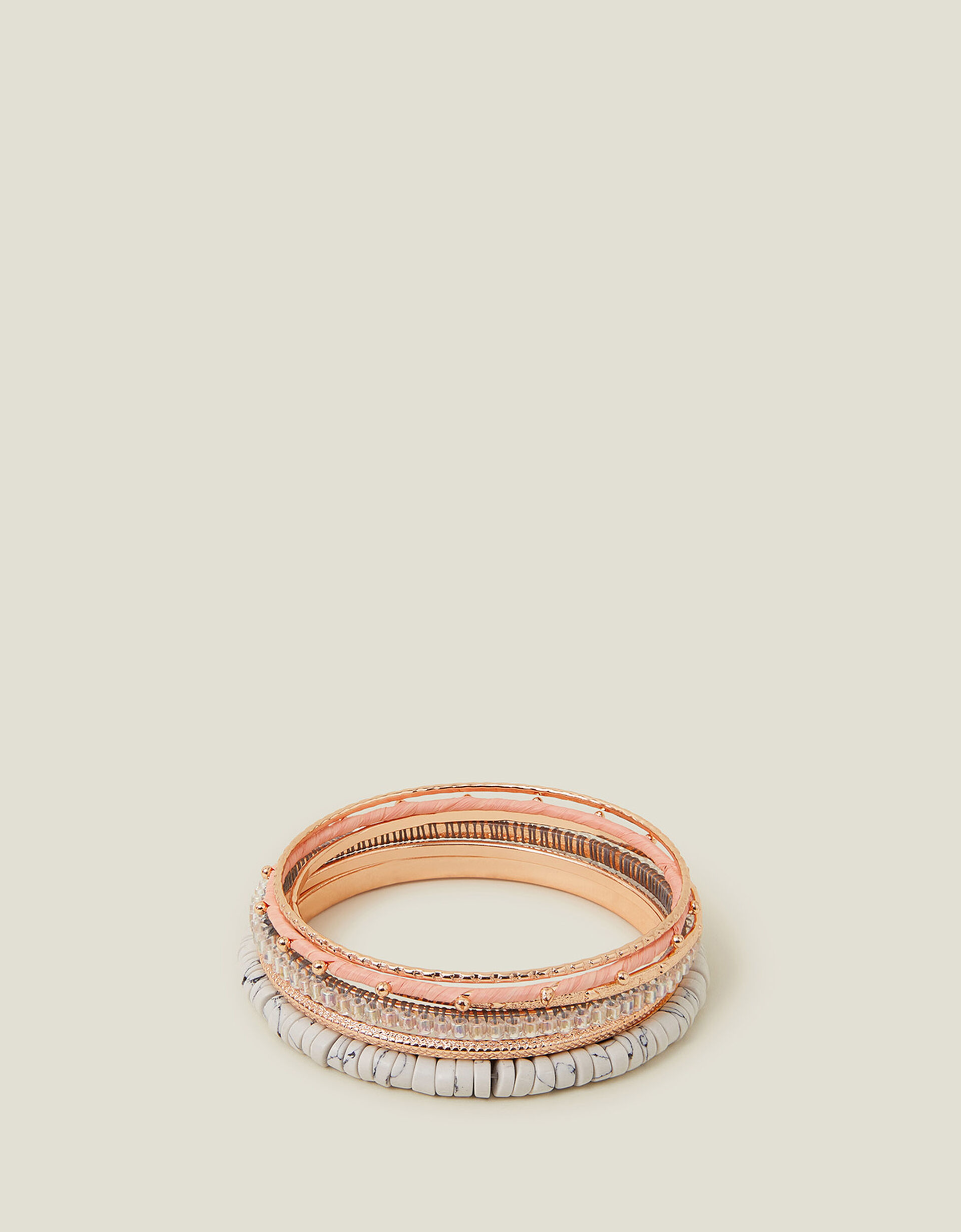 6-Pack Marble Bangles | Bangles | Accessorize UK
