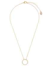 Twisted Circle Pendant Necklace, , large