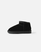 Mini Suede Boots, Black (BLACK), large